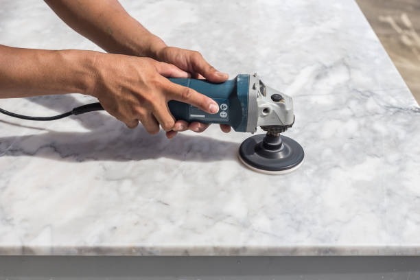 marble grinding using machine